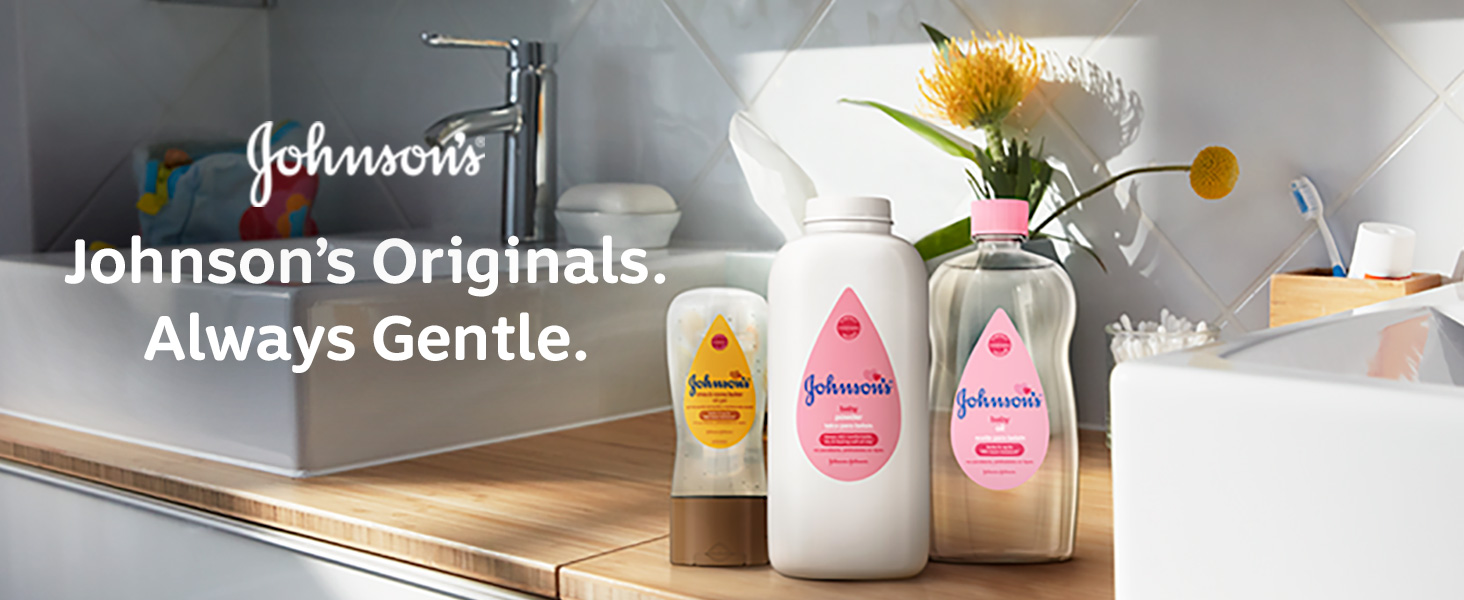 Johnson's Baby Aloe & Vitamin E Powder Originals Always Gentle