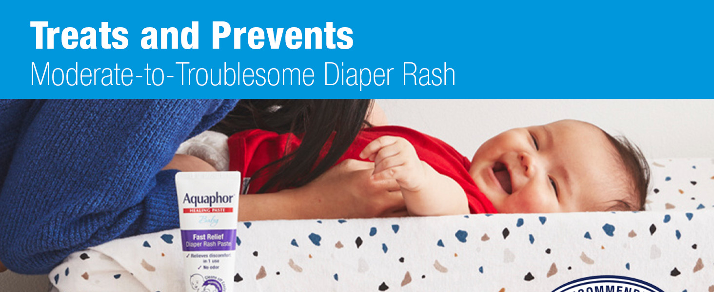 Treats and prevents moderate-to-troublesome diaper rash